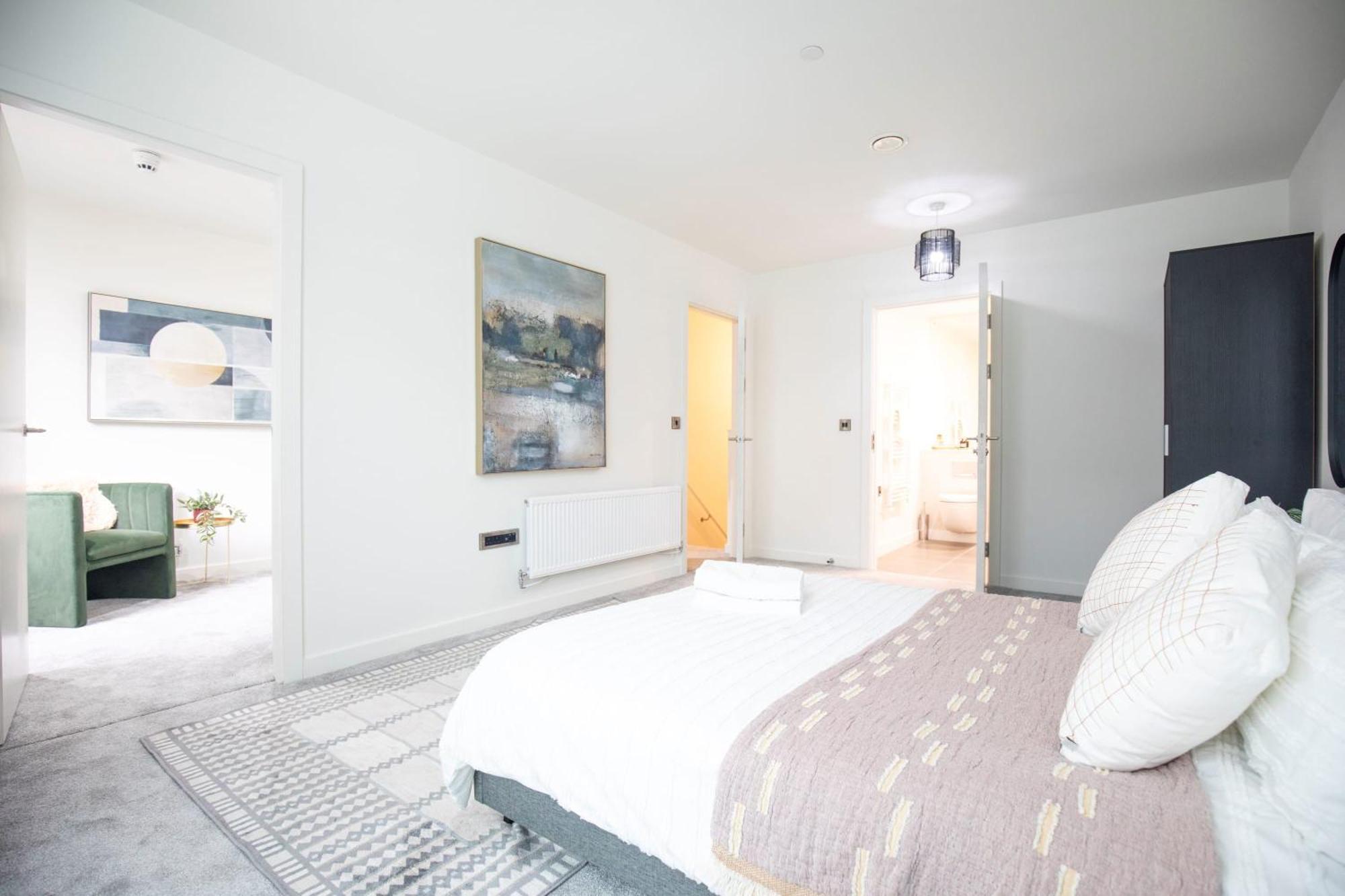 Luxury Free Parking Townhouse Villa Manchester Ngoại thất bức ảnh